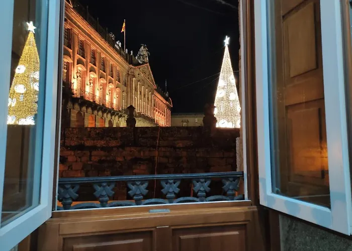 Con Vistas A La Catedral Сантьяго-де-Компостела